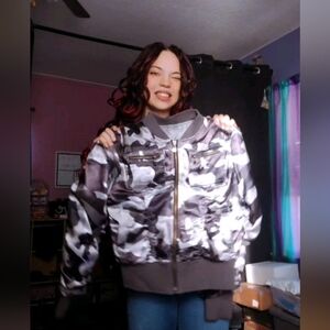 Urban Camouflage Bomber Jacket